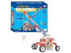 Конструктор металлический Same Toy Inteligent DIY Model Подъемный кран 413эл. фото