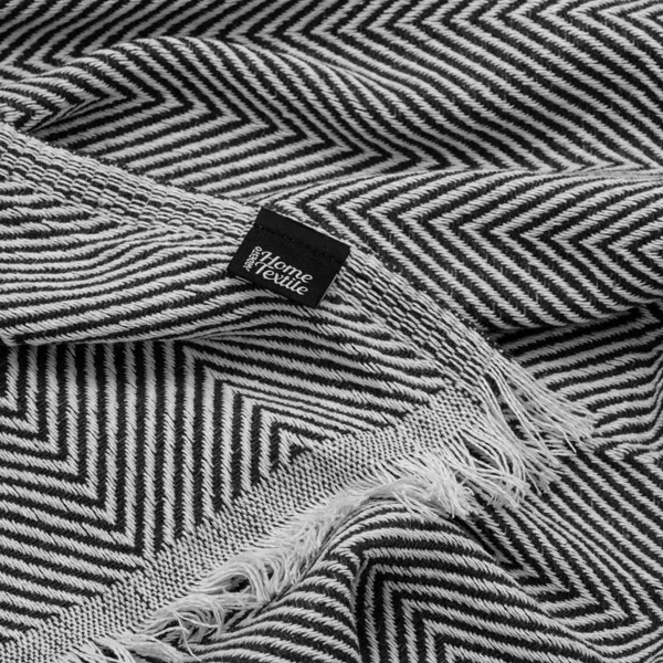 Плед ARDESTO Summer 140х190см, 100% бавовна, чорний купити в Україні