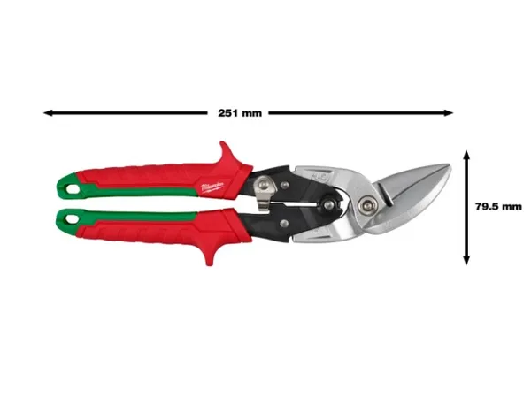 Купить Набір ножиць по металу MILWAUKEE, (2шт) (правий / лівий різ)