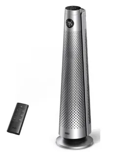 Тепловентилятор Dreo, 25м2, 2000Вт, електр. упр-ння, керамич.нагрів.елемент, пульт ДУ, 8 швидк. , срібний фото