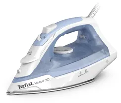 Праска Tefal Virtuo 30, 2000Вт, 240мл, паровий удар -120гр, постійна пара - 27гр, керам. підошва, біло-блакитний фото