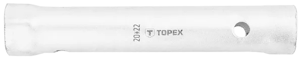 Ключ торцевой TOPEX, трубчатый, двухсторонний, 160мм, 20х22мм