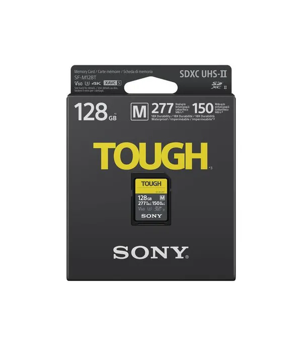 Карта пам'яті Sony SDXC  128GB C10 UHS-II U3 V60 R277/W150MB/s Tough