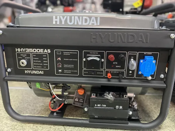 Генератор бензиновый Hyundai HHY3500EAS, 2,8/3 кВт фото №2