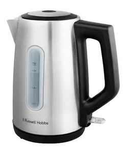 Электрочайник Russell Hobbs Heaton, 1.7л, нержавеющая сталь, серебристо-черный фото