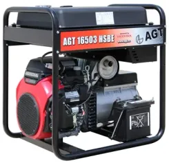 Генератор бензиновий AGT 16503 HSBE R45, 6.8/15.5 кВт фото