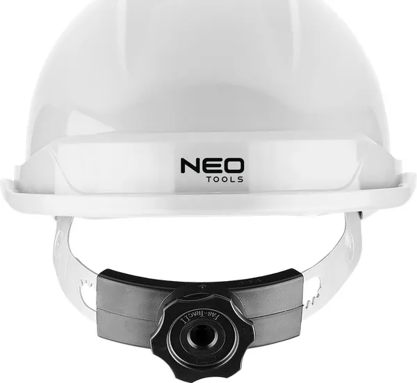 Каска защитная Neo Tools, пластик ABS, пряжка для регулировки, белый заказать