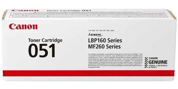 Тонер-картридж Canon 051 LBP162dw/MF269dw/267dw/264dw Black (1700 стр)