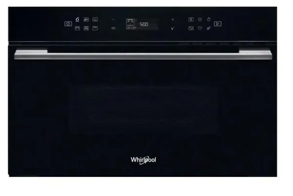 Микроволновая печь Whirlpool встраиваемая, 31л, электронное упр., 1000Вт, гриль, дисплей, черный