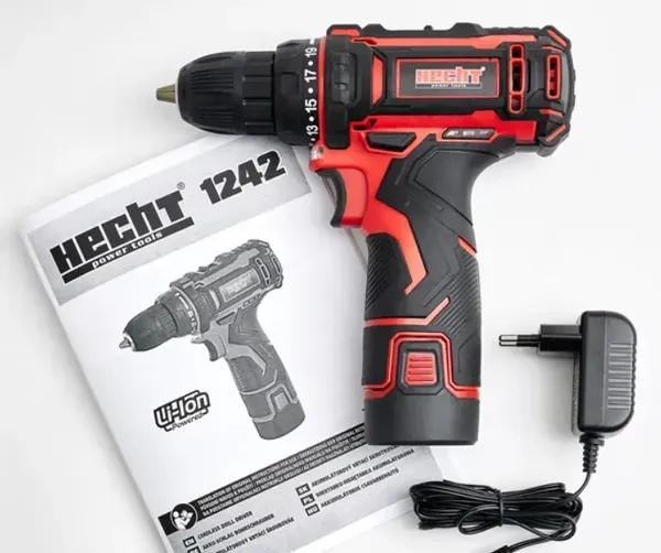 Аккумуляторный шуруповерт HECHT 1242