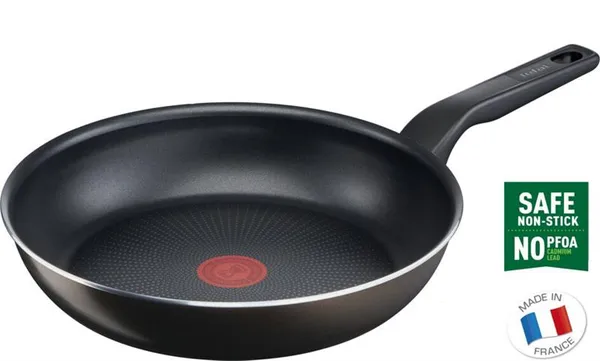 Сковорода Tefal XL Intense, 28см, алюминий, черный