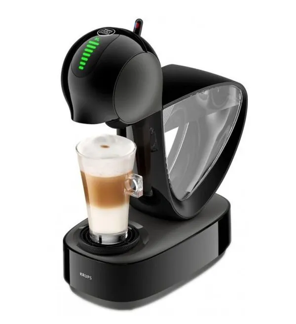 Кофеварка Krups капсульная Infinissima Touch 1.2л, капсулы, функция Espresso Boost, сенсорное управление, черный
