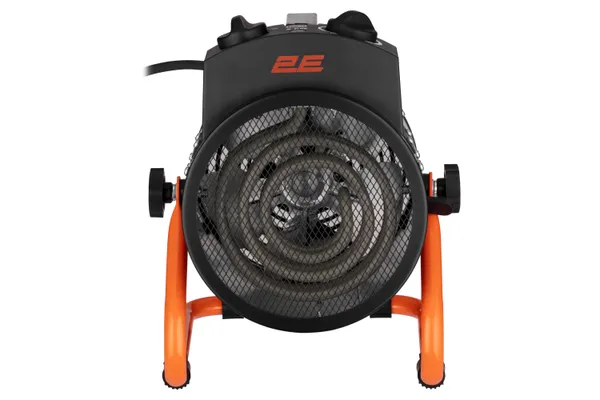 Тепловая пушка электрическая 2E Stainless, 2кВт, 20м кв, 239м куб/ч, нагрев. элемент - нерж. сталь, IPX4, черный отзывы