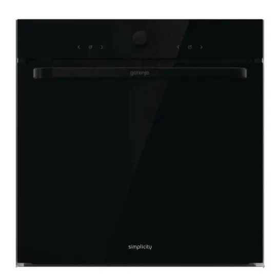 Духовой шкаф Gorenje электрический, 77л, A, пар, дисплей, макс.темпер.-300, черный