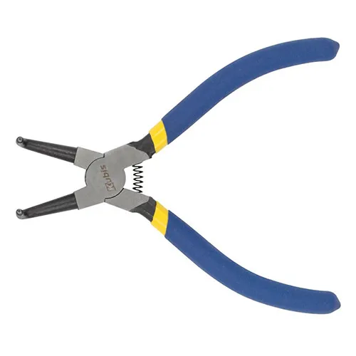 Щипці для стопорних кілець 160 мм C45 вигнуті на стиск Kubis 02-03-3519 ціна в Україні