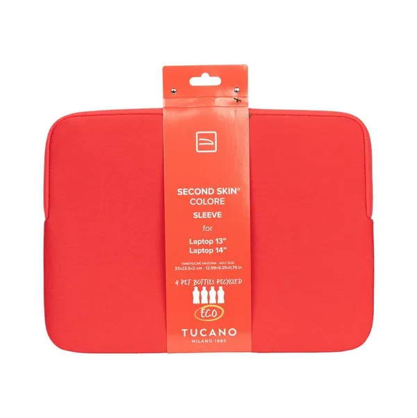 Чехол Tucano Colore для ноутбука 13"/14", красный
