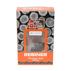 Цепь для мини пилы на 15 см шину, 37 звеньев, 1/4" шаг Rebiner фото