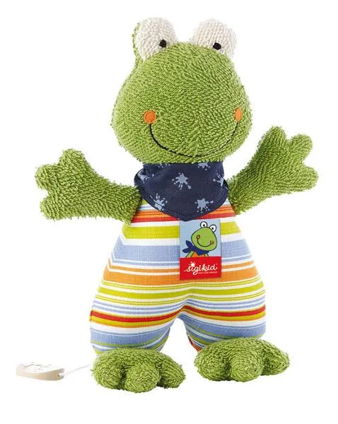 Мягкая музыкальная игрушка sigikid Лягушка 23см