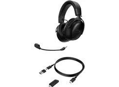 Гарнітура ігрова HyperX Cloud III, WL/USB-A/USB-C, чорний фото