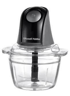 Подрібнювач Russell Hobbs Desire Matte Charcoal, 200Вт, чаша-500мл, скло, корпус-пластик, чорний фото