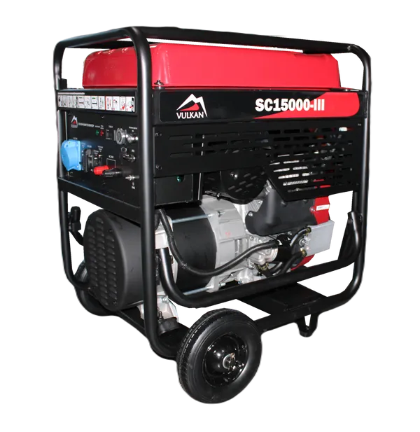 Генераторна установка SC15000-III 1ф 12 кВт, ел.старт, бак-45л, кнопка