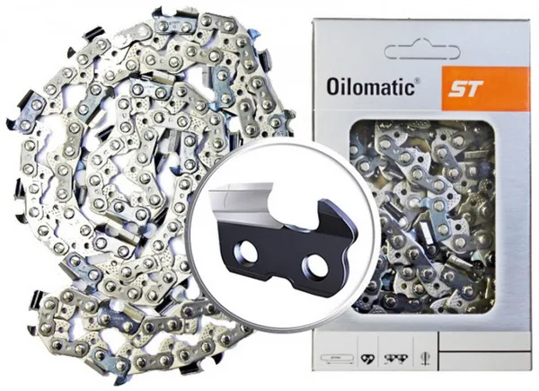 Цепь для бензопилы на 50 шину 0.325" шаг, 76 звеньев для твердых пород древесины