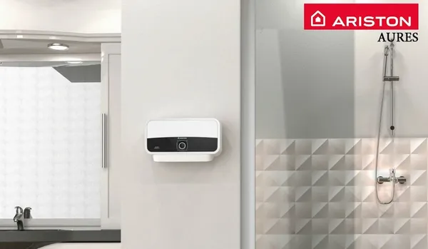 Водонагреватель Ariston Aures SF 5.5 COM электрический проточный, 5.5 кВт, 3.1 л/мин, A отзывы