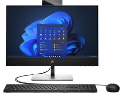 Комп'ютер персональний моноблок HP ProOne 440-G9 23.8" FHD IPS AG, Intel i5-13500T, 16GB, F512GB, UMA, кл+м, DOS, чорний фото