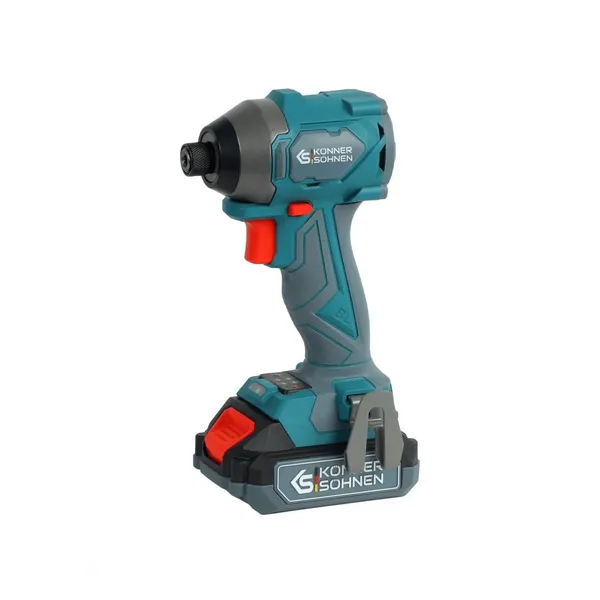 Набір із двох акумуляторних інструментів Konner&Sohnen KS IDISD 20V SET 2 20В дриль ударний, гвинтоверт, швидкий ЗП 2А акб 2х2А·год кейс 5кг замовити