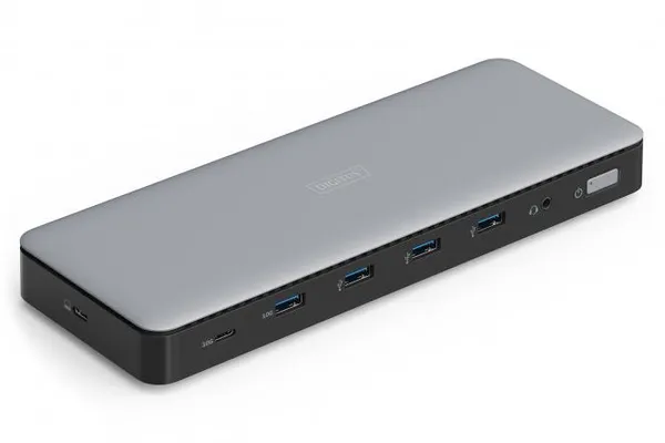 Док-станция DIGITUS USB-C > 3xHDMI/2xDP/4xUSB-A/USB-C/RJ54/DC/Audio