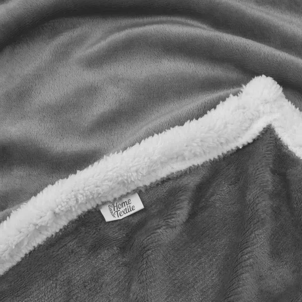 Плед ARDESTO Sherpa 160х200см, 100% полиэстер, серый заказать