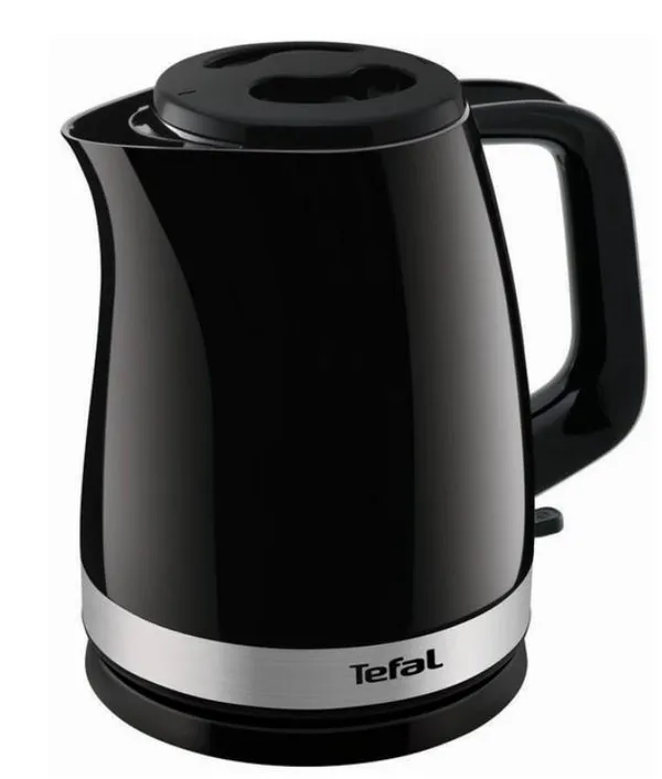 Электрочайник Tefal Delfini 1.7л, пластик, серебристо-черный