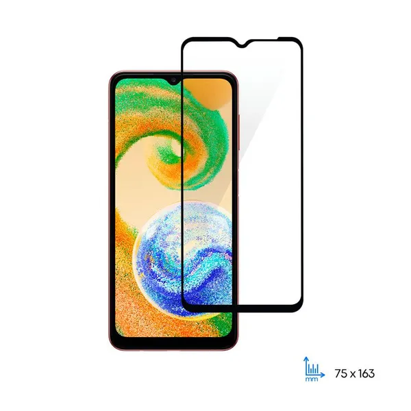 Захисне скло 2E для Samsung Galaxy A04-A04s (A045-A047), 2.5D FCFG, (1 Pack), чорна рамка