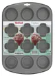 Форма для выпечки мафинов Tefal Easybake baking, на 12шт, 38х27х3 см, углеродистая сталь