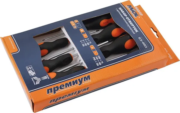 Набір викруток 7 шт. MIOL 63-450 з магнітним наконечником ціна в Україні