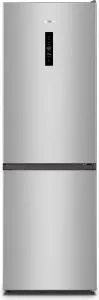 Холодильник Gorenje з нижн. мороз., 185х60х60см, 2 дв., Х- 207л, М- 93л, A+, NoFrost Plus, Fresh zone, дисплей, сірий