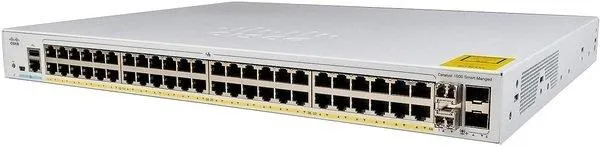 Комутатор Cisco Catalyst 1000 48xGE, POE, 4x10G SFP