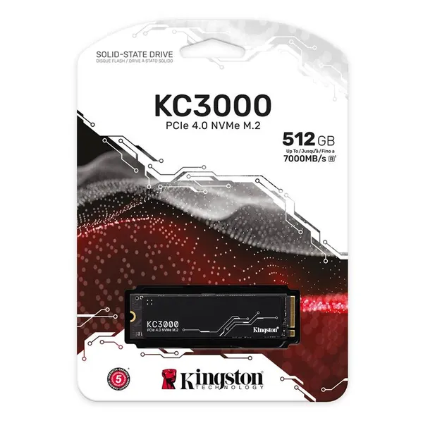 Накопичувач SSD Kingston M.2  512GB PCIe 4.0 KC3000