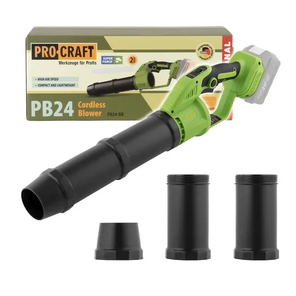 Безщеточная аккумуляторная воздуходуйка Procraft PB24 (без АКБ и ЗУ)