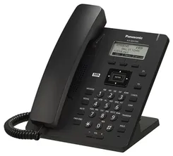 Телефон IP Panasonic KX-HDV100RUB Black 1xFE LAN, SIP, монохромный дисплей фото