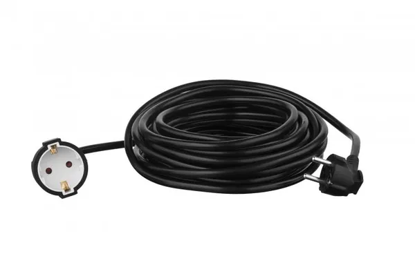 Удлинитель сетевой 2E 10м, 1xТипF, 16A, чёрный