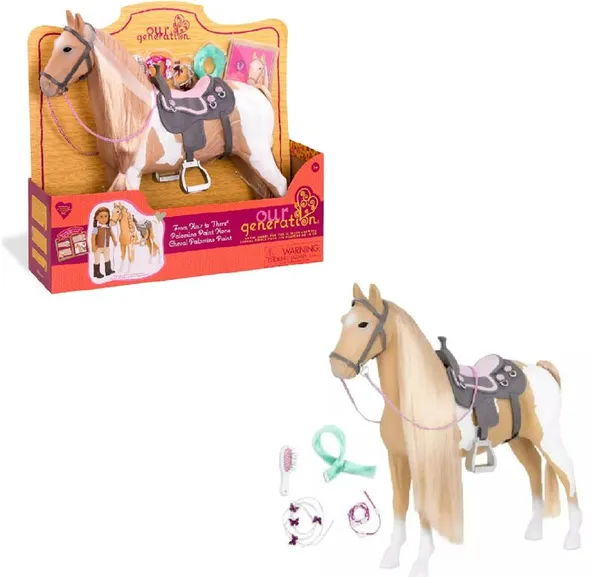 Игровая фигура Our Generation Лошадь с длинной гривой 50см