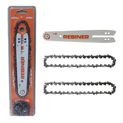 Шина для мини пилы 6" (15 см) + 2 цепи Rebiner RSM6 фото