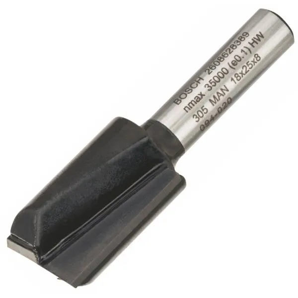 Фреза пазовая Bosch Professional с двумя лезвиями Std S8 D18 L25