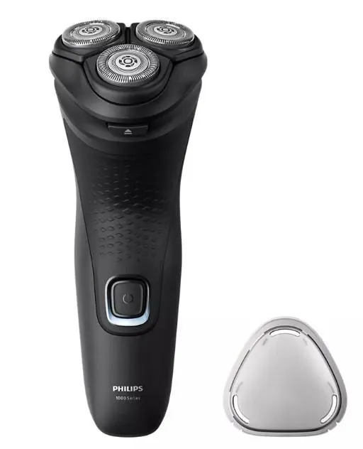 Бритва електр. Philips Series 1000 роторная,  бритв.головок-3, Ni-Mh, сух.+влажн., черный