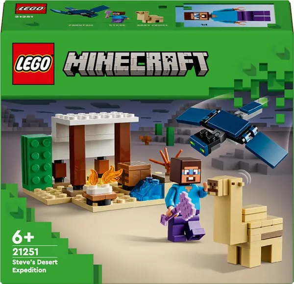 Конструктор LEGO Minecraft Експедиція Стіва в пустелю