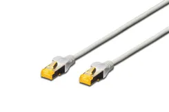 Патч-корд DIGITUS CAT 6a S-FTP, 5м, AWG 26/7, Cu, LSZH, серый фото