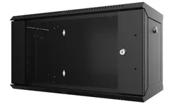 Шкаф MIRSAN 19", 9U, WTC, 600x600 мм, максимально 80 кг, черный фото