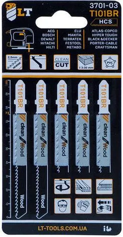 Пилки для лобзика LT-T101BR 5 шт. (3701-03) фото