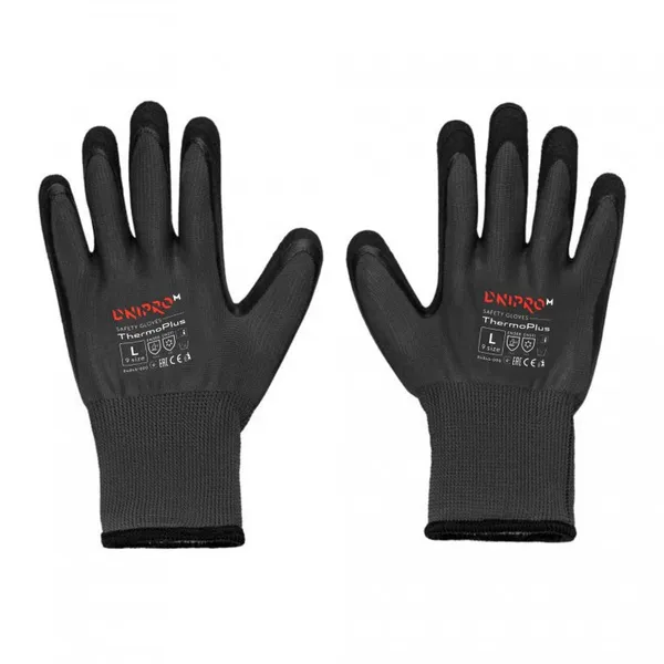 Перчатки защитные Dnipro-M ThermoPlus утепленные 10р. цена в Украине